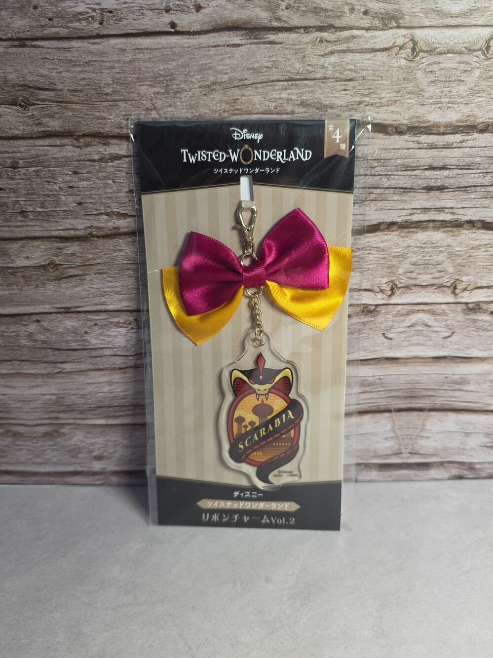 Disney Japan Twisted Wonderland Acrylic Ribbon Charm Scarabia